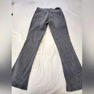 Express Gray Flare & Wide Leg Jeans